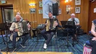 Liam Stewart leading at Canderside Accordion & Fiddle Club