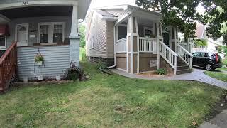 (4K) Porches of Ferndale, Michigan. A short walk down the street taking a look at the old homes.