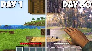 Minecraft, But It Gets More Realistic...