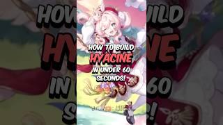 BEST HYACINE BUILD - How to Build Hyacine in 60 Seconds #honkaistarrail #starrail #hoyoverse