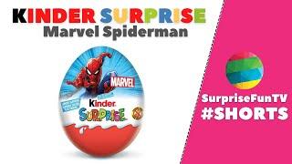 Kinder Maxi EGG Surprise Spiderman #Shorts