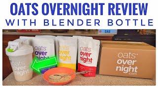 Oats Overnight Variety Pack Oatmeal with Blender Shaker Bottle Review & How To Make Oats