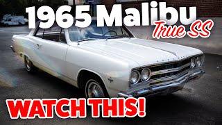 FOR SALE 1965 True SS Malibu FOR SALE $29,999 Classic Cars for sale Full Walkthrough With Rob Evans