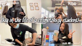 Day in the life of a cosmetology student!