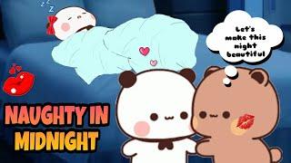 Goma gets naughty at Midnight(Part 1)| Peach Goma | Bubu Dudu | Panda Bear cats | KittensIsland