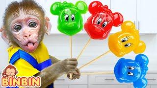 Monkey Binbin Snack Delicious Jelly And Goes Fishing Rainbow Jelly | MONO BINBIN ESP