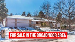 Homes for Sale in the Broadmoor area of Colorado Springs| 549 S BEAR PAW LN, Colorado Springs 80906