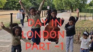 DAY in LONDON Part 1, Family Adventures: Exploring #buckinghampalace  and Scenic city Walks