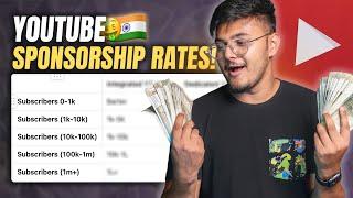 Sponsorship Ka Kitna Paisa Milta Hai? | YouTube Sponsorship Rates In India ️