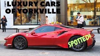 Luxury Car Spotting Paradise! 35 Seconds of Yorkville Exotics