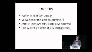 Keynote - Guido van Rossum - PyCon 2015