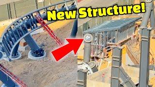 New Rollercoaster Update at Universal Studios Hollywood - New Track!