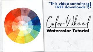 How to paint a color wheel and what you learn from it!