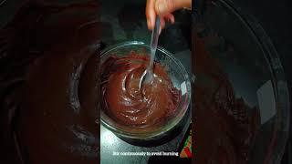 Easy homemade chocolate recipe using just two ingredients #music #cooking #homemade #chocolate #fyp