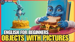 How to Learn English Fast Common Objects with Pictures for Beginners  -Easy English Abraão