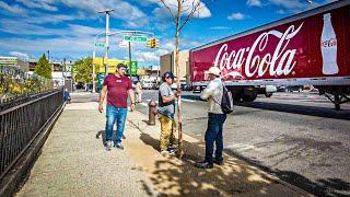 65th STREET | Walking in Brooklyn NYC | McDonald Ave to 6th Ave GOWANUS | Commentary City Ambience