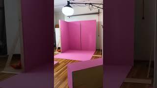 The making of “girl in a pink box” conceptual photo series. #shorts