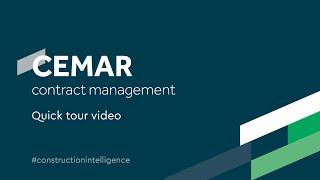 CEMAR | Contract Management System - Quick Tour