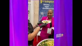 Chef Rosanna di Michele creates Rigione Campania Dishes for all at the 2024  Fancy Food Show...