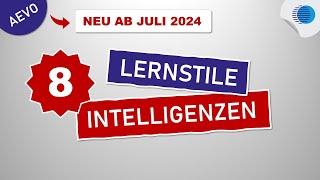 AEVO 2024: Lernstile: die 8 Intelligenztypen nach Gardner erklärt