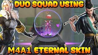 DUO vs SQUADS! USING M4A1 ETERNAL SKIN!  (BLOODSTRIKE)