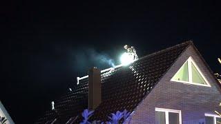 Dachstuhlbrand in Steinfurt - Fotovoltaikanlage "durchgebrannt" - 2 Drehleitern im Einsatz