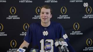 College Football Playoff: Indiana | Post-Practice Press Conference (12.15.24) | Notre Dame Football