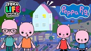 Peppa pig in Toca Boca | The Noisy Night ‍ | Toca Life World