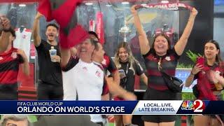 Soccer fans gather at Orlando's ICON Park for FIFA Club World Cup