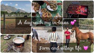 A day in my life with my in-laws family |relaxing weekend in our farm house| weekend vlog 