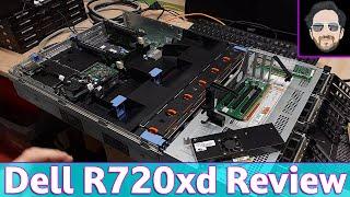 Dell R720xd Review - PCIe slots, GPU, Network Cards, Drives (So much COMPUTE POWER in this server)