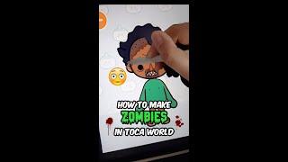 How to make toca zombie ‍️ #shorts #tocaboca #tocaedits #tocalifeworld #zombie #tocastory