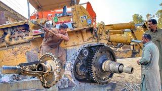 How to Caterpillar BullDozar Final Drive Assembling \\ Dozer D8K Final Drive Oil Seal Replacement