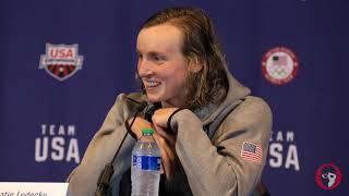 2021 US Olympic Trials Press Conferences: Katie Ledecky, Katie Grimes