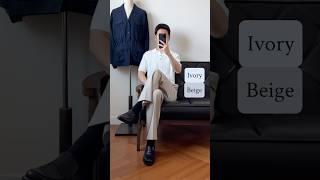 반팔 카라 니트 & 슬랙스 컬러 조합 추천️ #남자쇼핑몰 #남자코디 #남자패션 #남자여름코디 #여름코디 #반팔니트 #반팔추천 #슬랙스 #슬랙스코디 #코디추천 #코디모음