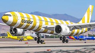 30 MINS of Plane Watching at Las Vegas Harry Reid Airport 