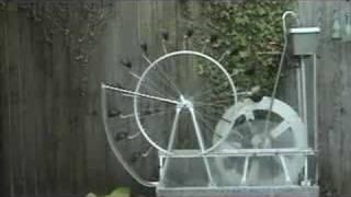 Perpetual motion water wheel