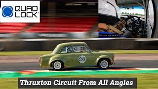 Unleashing the Ford 100E: Track Day Thrills at Thruxton! 