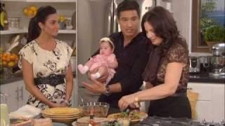 Mario Lopez and family on the Fran Drescher tawk show