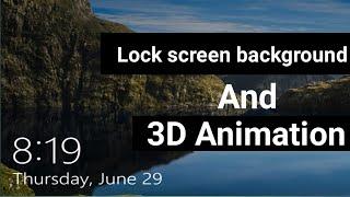 How to change Lock Screen wallpaper windows 10 | lock screen time setting | Tech Strong Hold