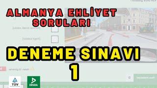 Deneme Sınavı 1 | Almanya Ehliyet Sınavı Soruları