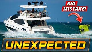 EPIC FAIL: LIFE RAFT DEPLOYED ACCIDENTALLY AT HAULOVER INLET !! | WAVY BOATS