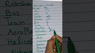 shorthand of transport names