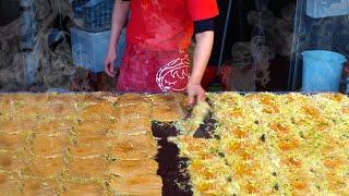 Fastest Worker - Okonomiyaki Master’s Amazing Skill - Japanese Street Food