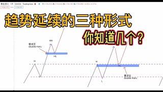 想看懂趋势，必须学会的三种延续走势