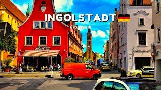 Ingolstadt, Germany: Relaxed City Walk on a Beautiful Spring Day | 4K City Tour