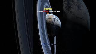 What If Earth Looked Like Saturn? #Space #Earth #Sun