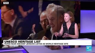 Prehistoric Jericho site voted onto UNESCO World Heritage List • FRANCE 24 English