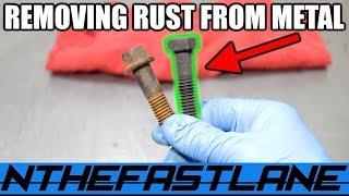 ▶️Removing Rust From Metal (The Fume Free Non Toxic Way)