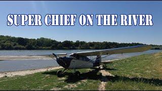 Checking out a new spot on the river... #aeronca #taildragger #offairport
